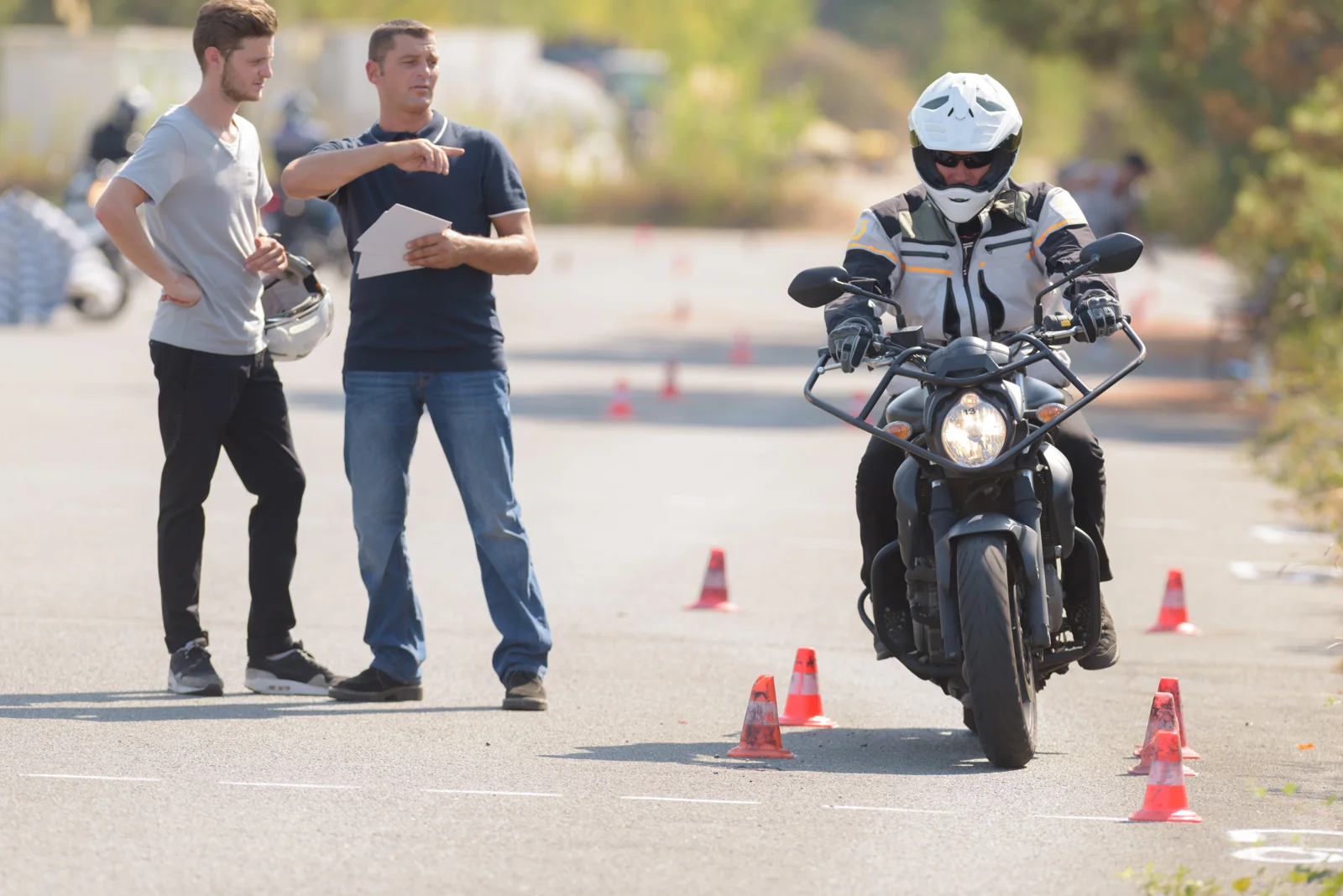 Motorcycle practice image